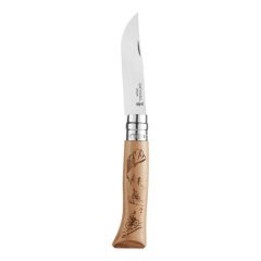 Opinel Inox No 08 Alpine Bisiklet Desenli Paslanmaz Çelik Çakı